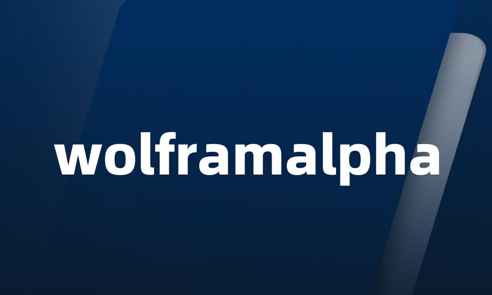 wolframalpha