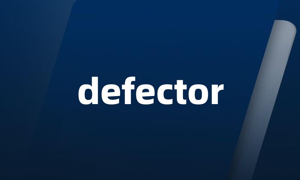 defector