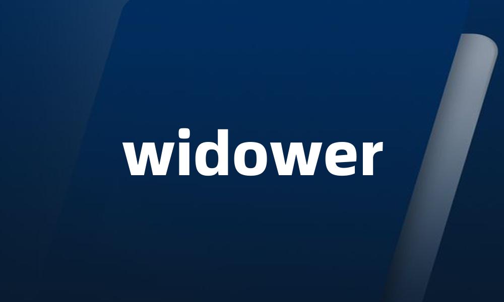 widower