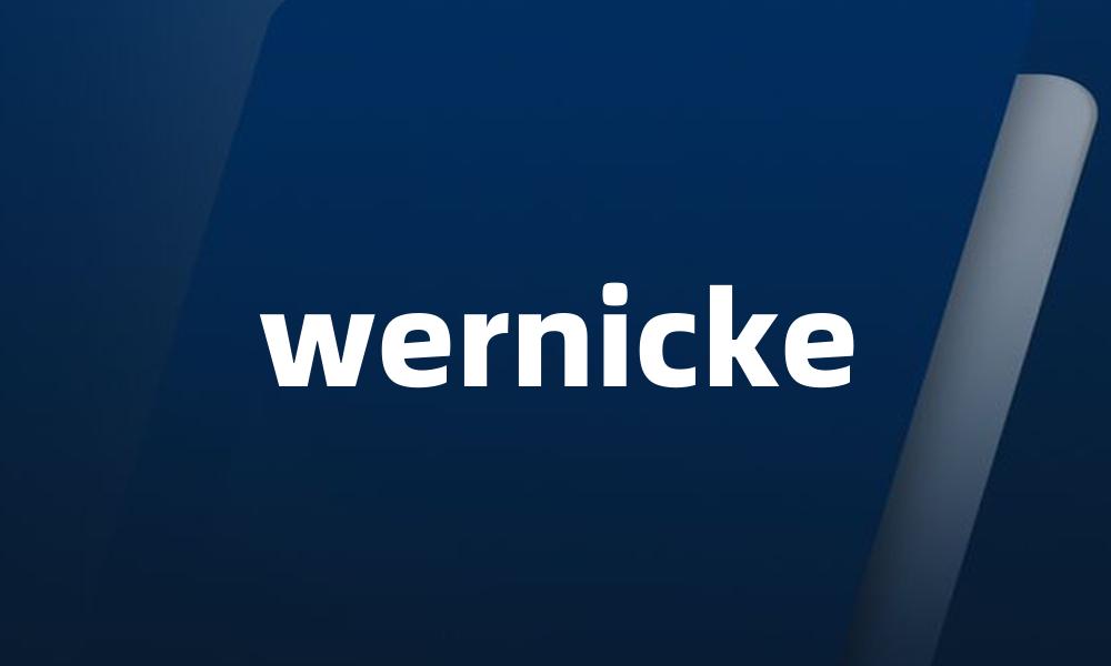 wernicke