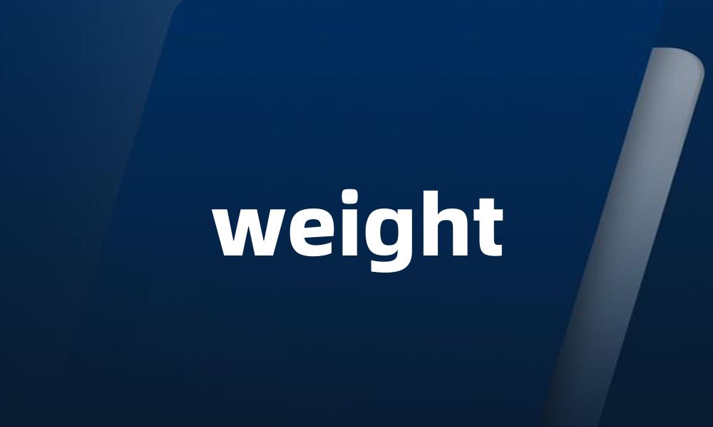 weight