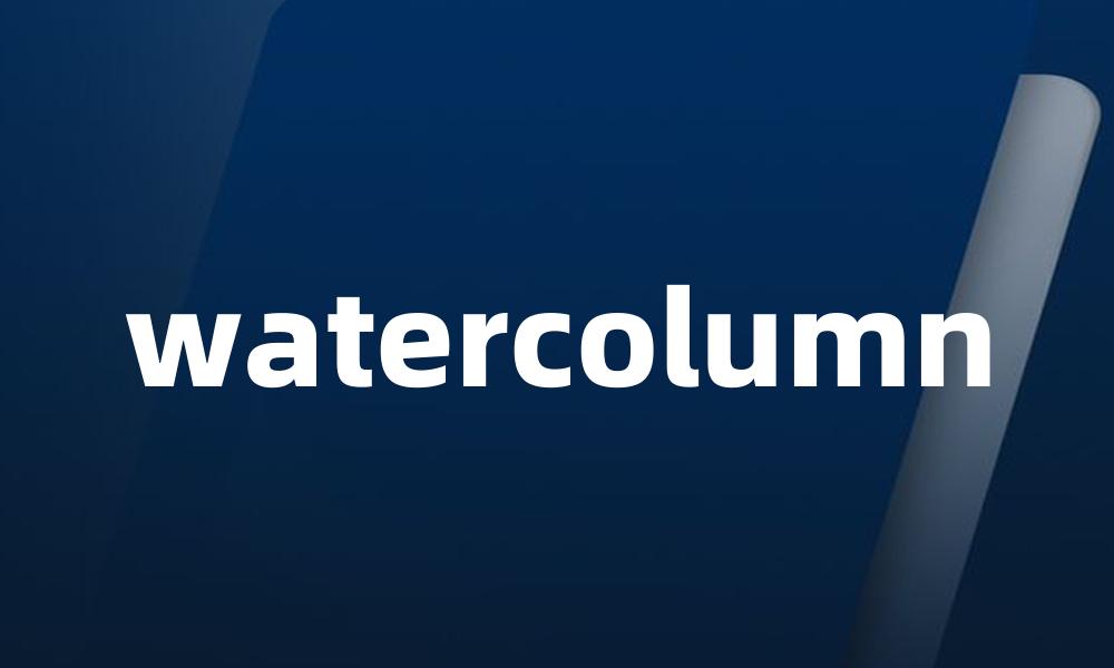 watercolumn