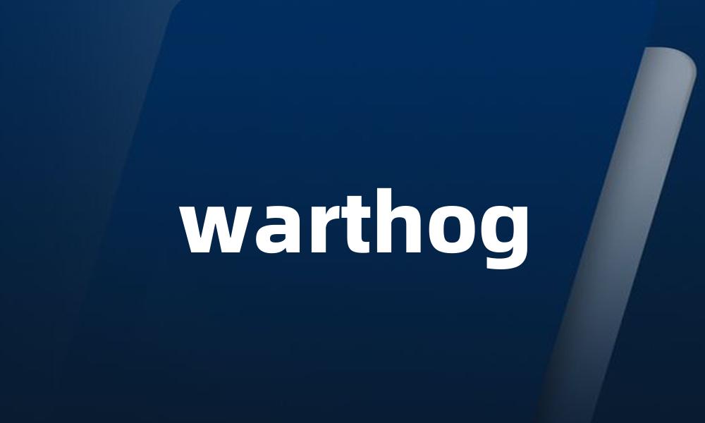 warthog