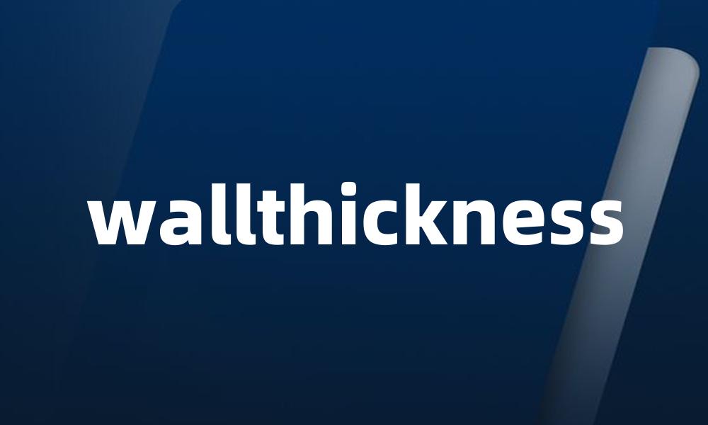 wallthickness