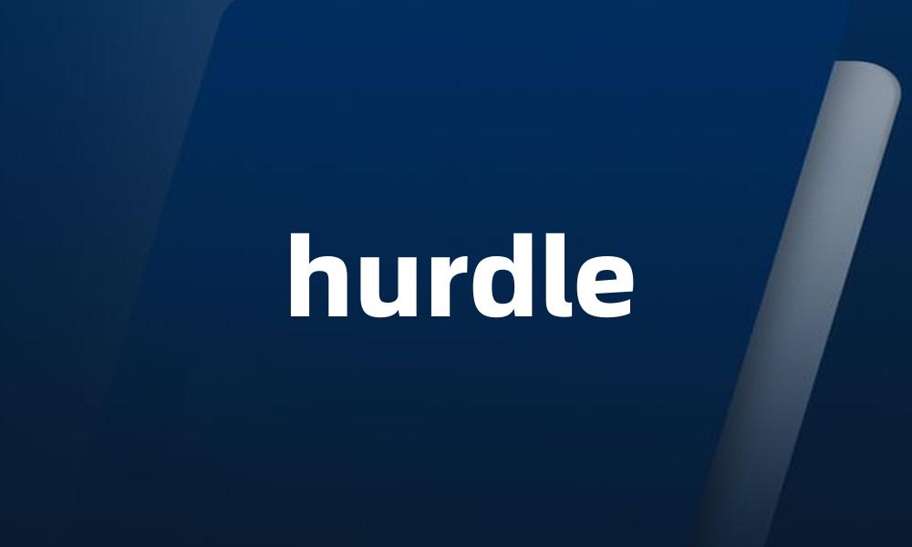 hurdle