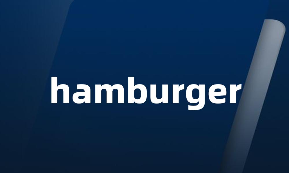 hamburger