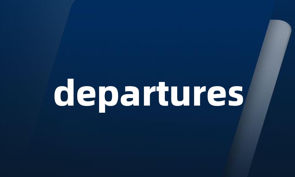 departures