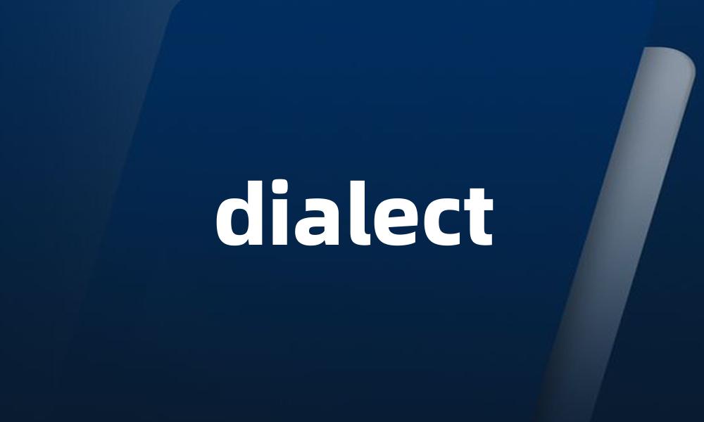 dialect