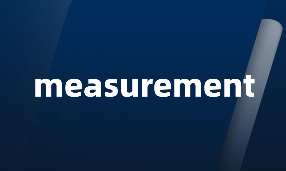 measurement