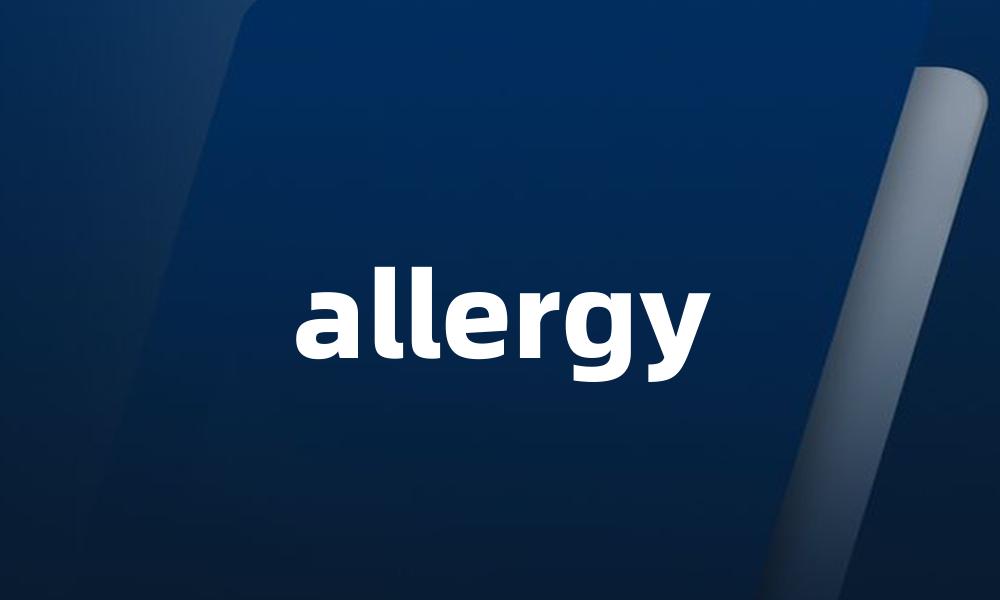 allergy