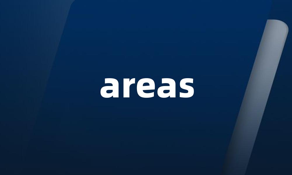 areas