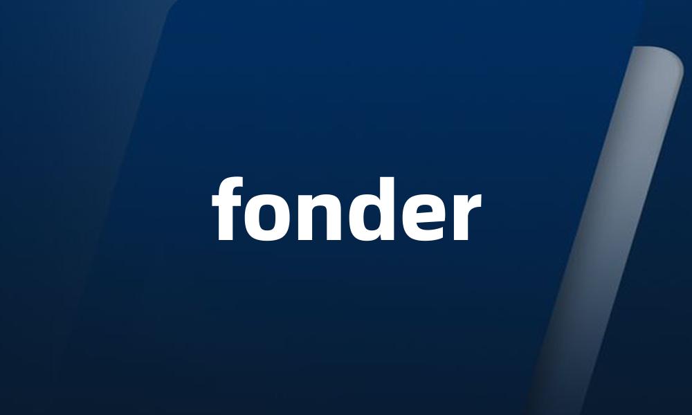 fonder