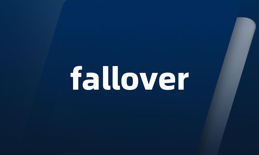 fallover