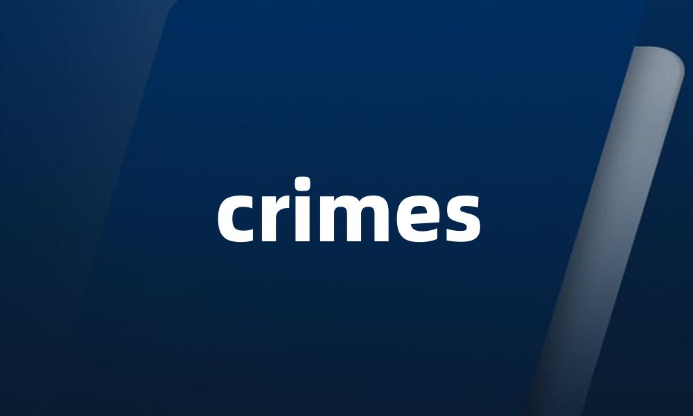 crimes