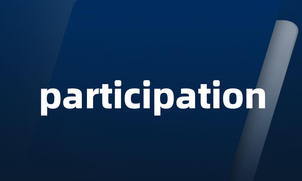 participation