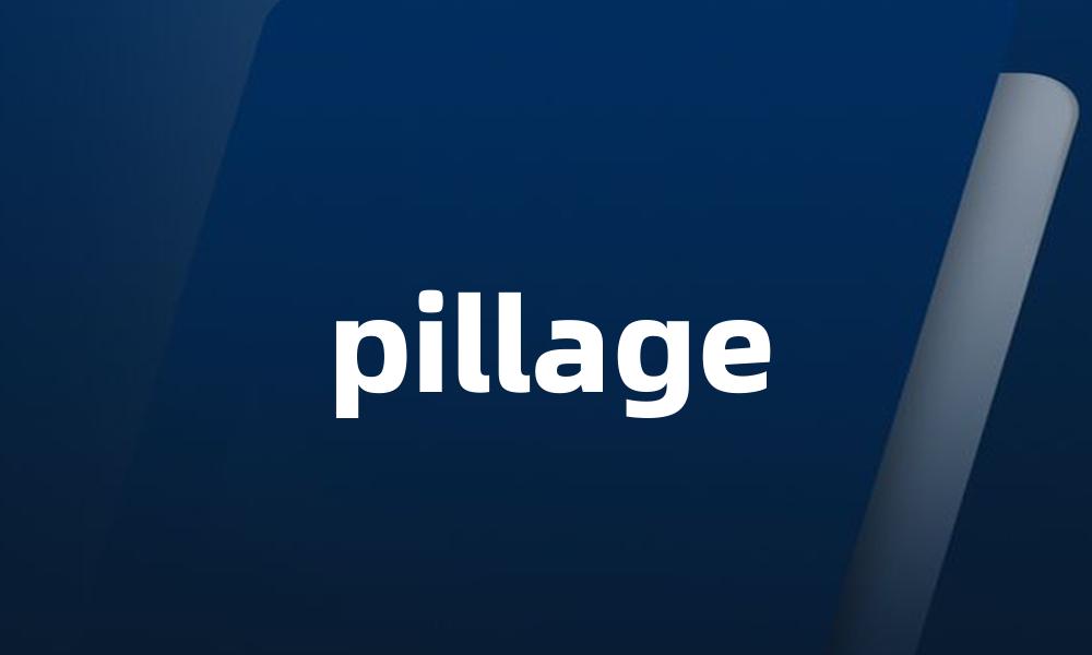 pillage