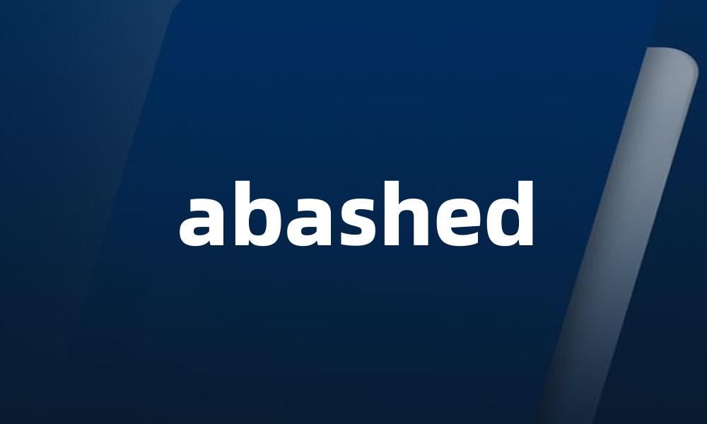 abashed