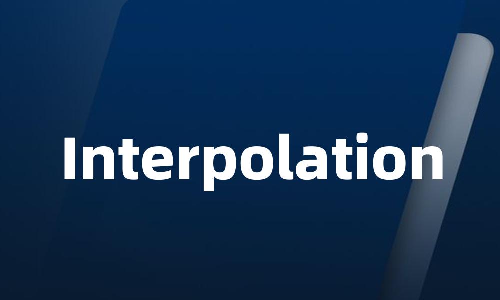 Interpolation