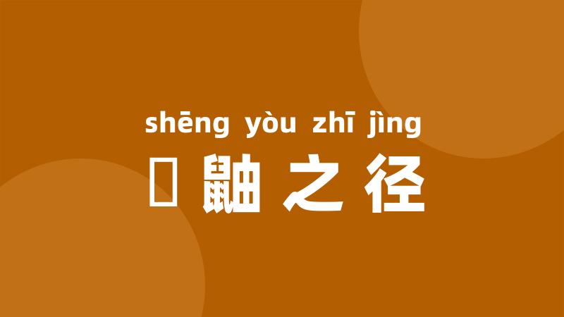 鼪鼬之径