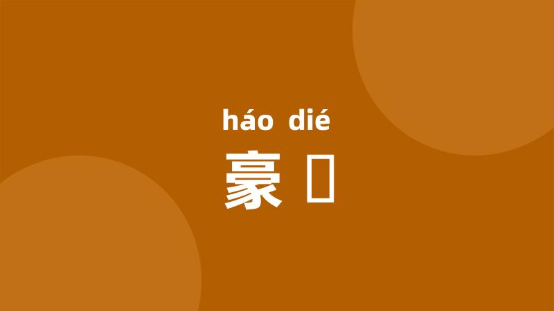 豪詄