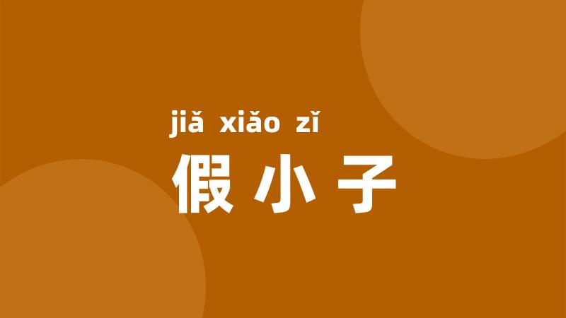 假小子