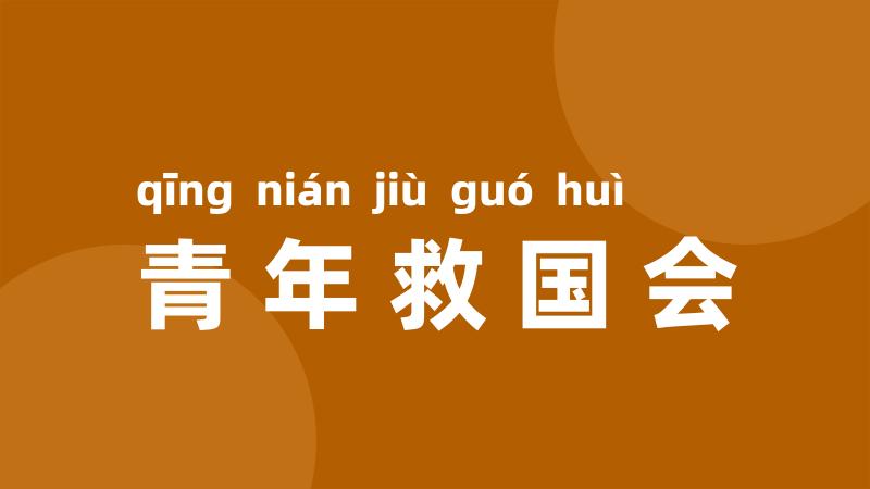 青年救国会