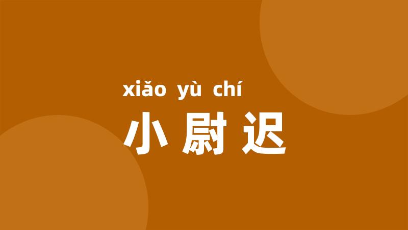 小尉迟