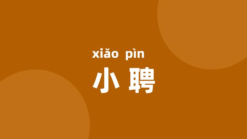 小聘