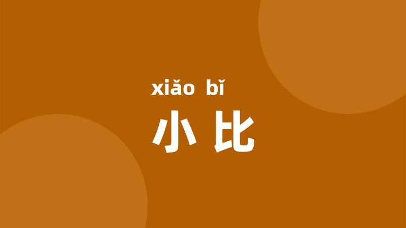 小比