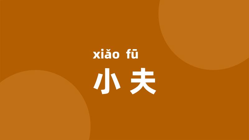 小夫