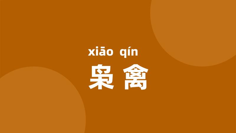 枭禽