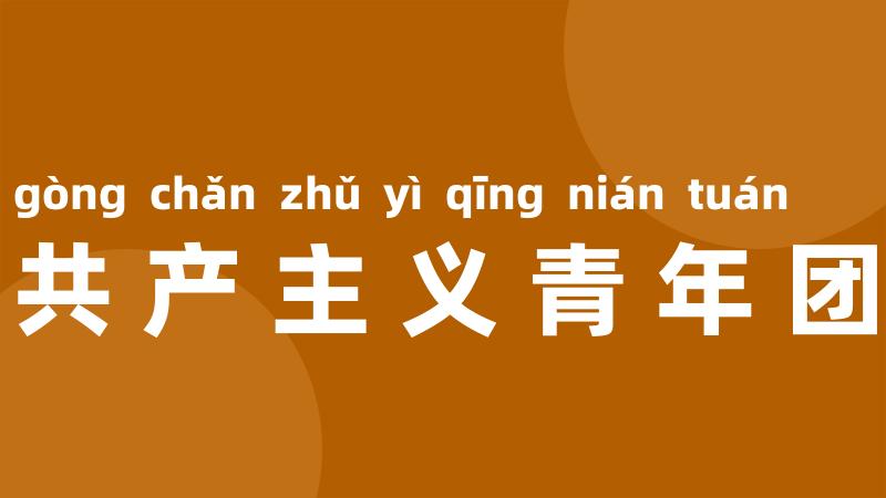 共产主义青年团